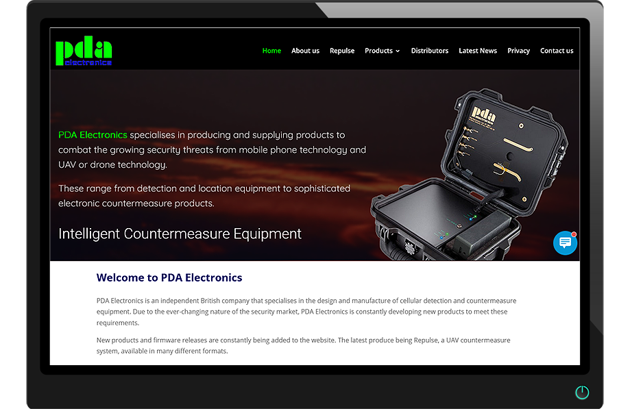 SJI Design website design PDA Electronics